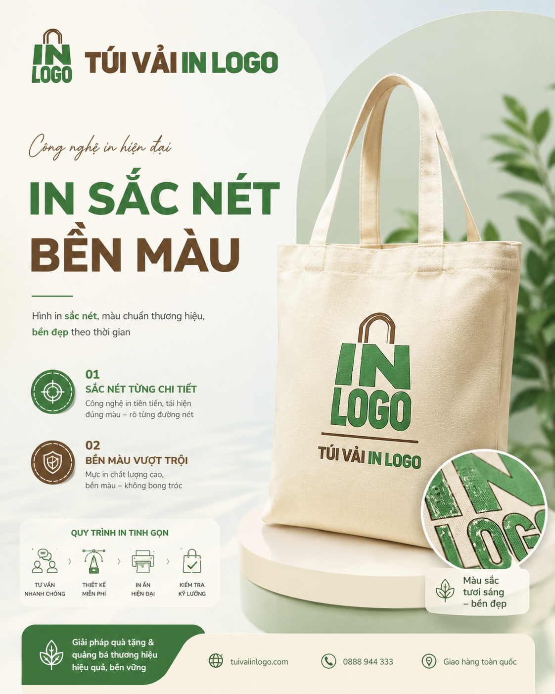 In sắc nét bền màu