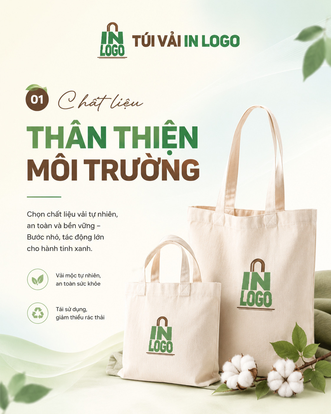 Chất liệu thân thiện môi trường
